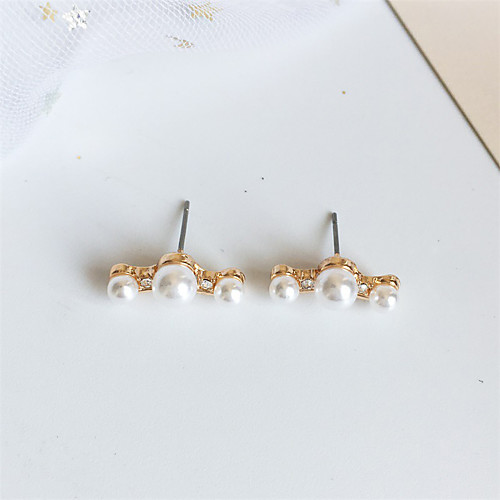 

Women's Earrings Holiday Wedding Birthday Romantic Earrings Jewelry Gold / Silver For Date Street Festival 1 Pair