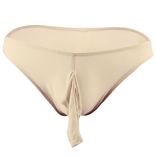 

Men's Basic Briefs Underwear - Normal, Solid Colored Low Waist Red Khaki White One-Size