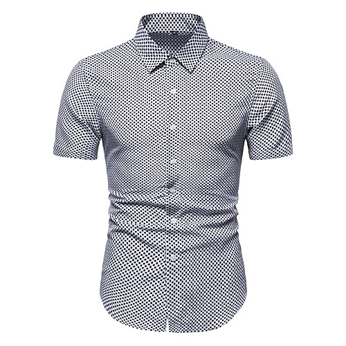 

Men's Work Club Business / Elegant Shirt - Letter Print Red