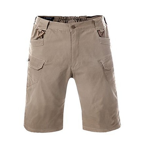 

Men's Hiking Shorts Outdoor Ventilation Ultra Light (UL) Soft Comfortable Cotton Shorts Fishing Climbing Traveling Khaki Green Brown S M L XL XXL Loose