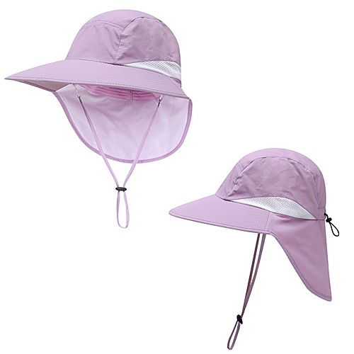 

Fishing Hat Fisherman Hat Hiking Hat Hat 1 PCS Portable Sunscreen UV Resistant Breathable Solid Color Nylon Autumn / Fall Spring Summer for Men's Women's Camping / Hiking Hunting Fishing Purple Army