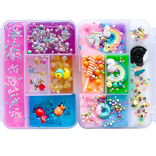 

1 pcs DIY Slime Kit Slime Charms Unicorn Parent-Child Interaction Making Kits with DIY Tools Kid's DIY Toys Party Favors & Gifts