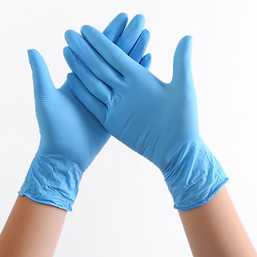 

50 Pairs Disposable Latex Gloves Rubber Gloves Cleaning Gloves Work Gloves