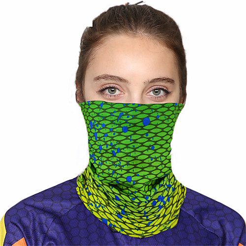 

Women's Bandana Balaclava Neck Gaiter Neck Tube UV Resistant Quick Dry Lightweight Materials Cycling Polyester for Men's Women's Adults / Pollution Protection / Floral Botanical Sunscreen / High Breat