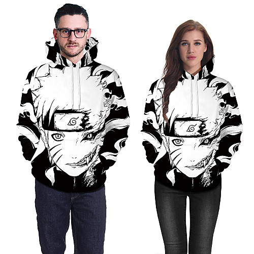 

Inspired by Naruto Naruto Uzumaki Cosplay Costume Hoodie Pure Cotton Print Printing Hoodie For Men's / Women's