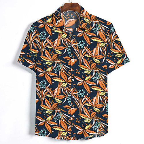 

Men's Daily Beach Shirt - Floral Yellow