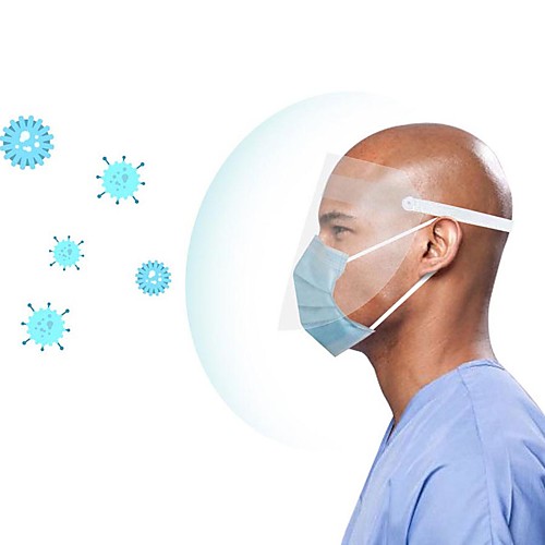 

1PCS Transparent Anti Droplet Dust-proof Protect Full Face Covering Mask Safety Protection Visor Shield Stop The Flying Spit