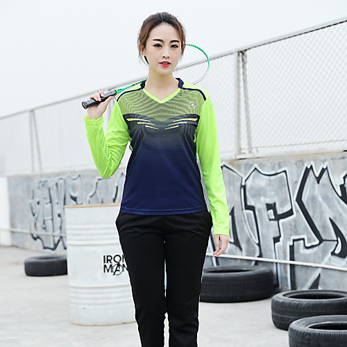 

Women's Sweatshirt and Pants Clothing Suit Long Sleeve Tennis Badminton Table Tennis Sports Outdoor Autumn / Fall Spring / High Elasticity / Quick Dry / Breathable