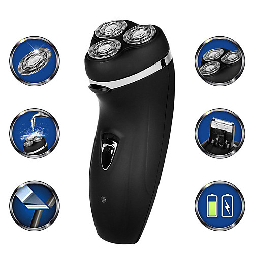 

4D Electric Shaver Razor Men 3 Blades Portable Beard Trimmer Cutting Machine For Sideburns