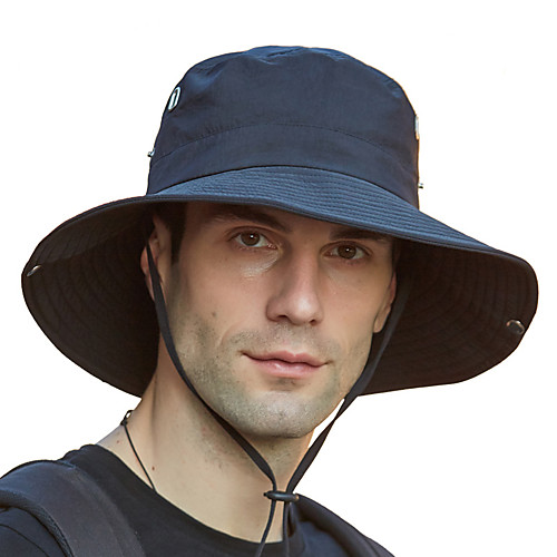 

Hiking Hat Fishing Hat Fisherman Hat Hat 1 PCS Portable Sunscreen UV Resistant Breathable Solid Color Cotton Autumn / Fall Spring Summer for Men's Camping / Hiking Hunting Fishing Dark Grey Army