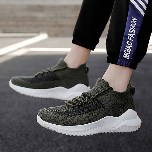 

Men's Mesh Spring & Summer / Fall & Winter Classic / British Trainers / Athletic Shoes Walking Shoes Breathable Dark Grey / Army Green / Black