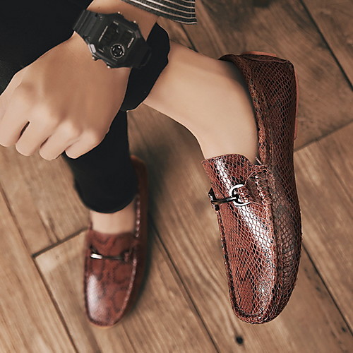 

Men's PU Spring & Summer Classic Oxfords Brown / Gray