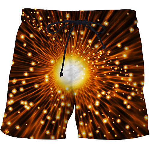 

Men's Sporty / Exaggerated Sweatpants / Shorts Pants - 3D / Geometric Pattern / 3D Print Print Rainbow US32 / UK32 / EU40 US34 / UK34 / EU42 US36 / UK36 / EU44