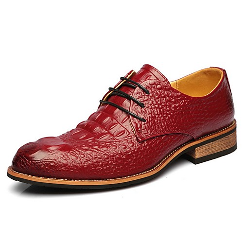 

Men's PU Spring & Summer British Oxfords Yellow / Red / Black