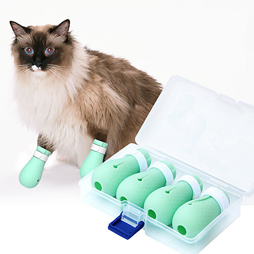 

Cat Boots / Shoes Dog Clothes Random Color Costume Silica Gel Print Leisure