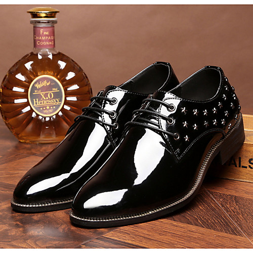 

Men's PU Spring & Summer Casual Oxfords Black