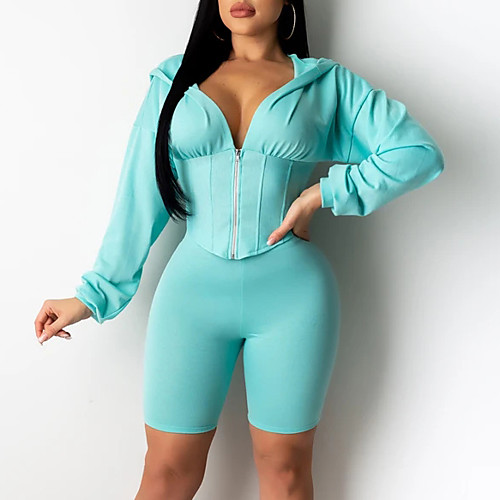 

Women's Hoodie - Solid Colored Pant