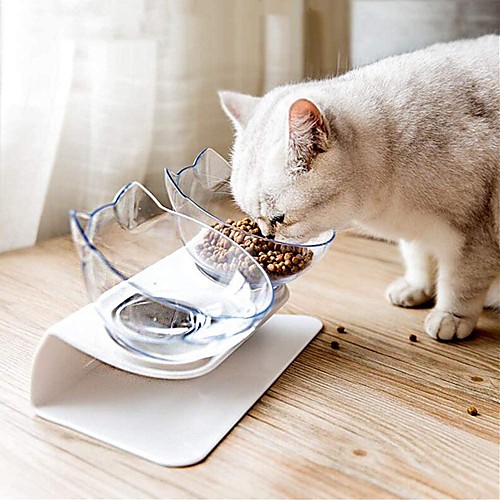 

Dog Cat Bowls & Water Bottles / Feeders Plastic Washable Easy to Install Casual / Daily Non Slip Health Care Non Toxic Solid Colored Transparent White Black Bowls & Feeding