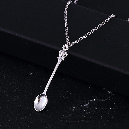 

Women's Pendant Necklace Crown Modern Oversized Chrome Rose Gold Gold Silver 50 cm Necklace Jewelry 1pc For Daily Street Club