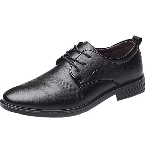 

Men's PU Spring & Summer Casual Oxfords Non-slipping Black