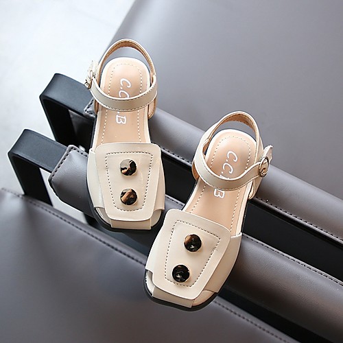 

Girls' Comfort PVC Sandals Little Kids(4-7ys) Black / Beige Summer