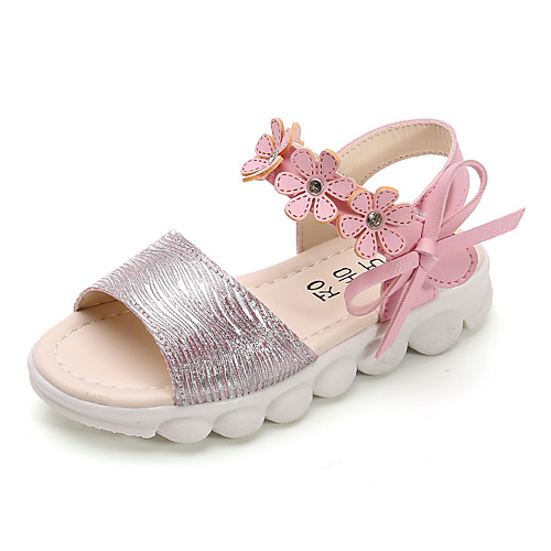 

Girls' Comfort PU Sandals Little Kids(4-7ys) / Big Kids(7years ) Pink / White Summer