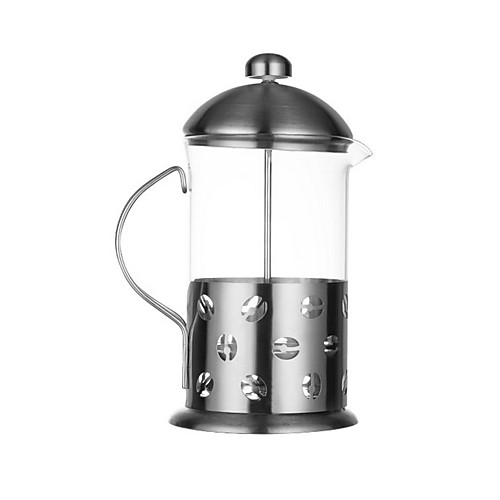 

Stainless steel glass coffee pot Moka pot tea maker stainless steel method pressure pot coffee cup 350ml