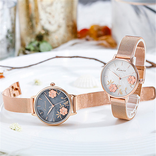 

Women's Quartz Watches Luxury Fashion Alloy Chinese Quartz GoldenBlack WhiteGolden Water Resistant / Waterproof 30 m Analog One Year Battery Life