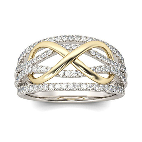 

Women's Ring 1pc Silver Alloy Stylish Wedding Party Jewelry Cute