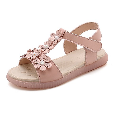 

Girls' Comfort PVC Sandals Little Kids(4-7ys) Pink / White Summer