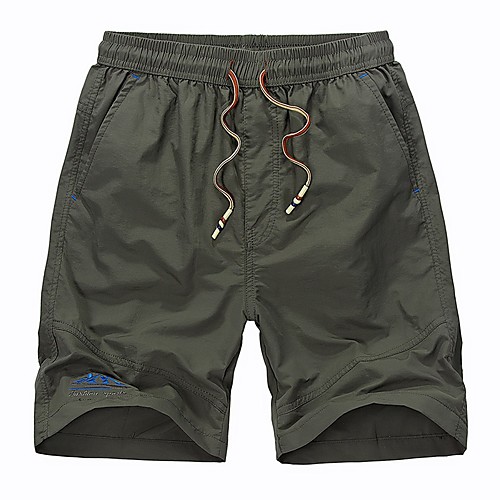 

Men's Hiking Shorts Outdoor Breathable Quick Dry Sweat-wicking Comfortable Shorts Bottoms Hunting Fishing Climbing Army Green Green Black M L XL XXL XXXL Standard Fit / Wear Resistance