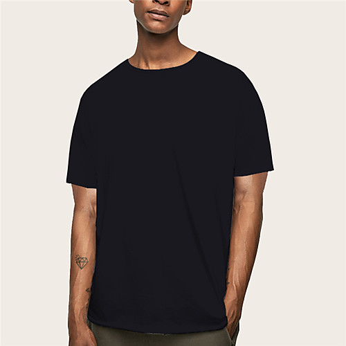 

Men's Daily T-shirt - Graphic / Solid Colored White