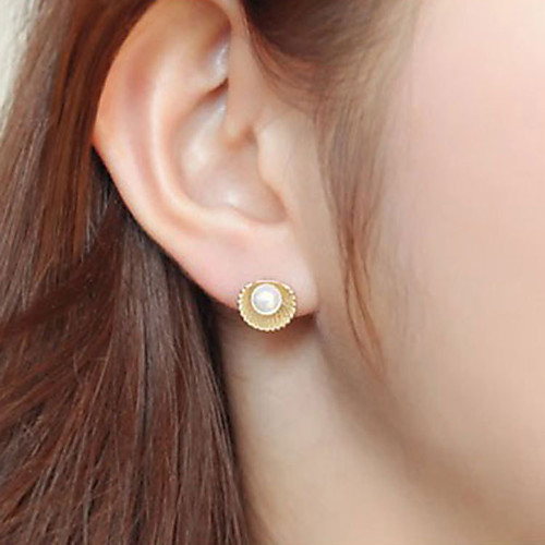 

Women's Earrings Holiday Wedding Birthday Romantic Earrings Jewelry Gold / Silver For Date Street Festival 1 Pair