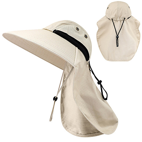 

Hiking Hat Hiking Cap Fishing Hat Hat 1 PCS Portable Sunscreen UV Resistant Breathable Solid Color Nylon Autumn / Fall Spring Summer for Men's Camping / Hiking Hunting Fishing Army Green Khaki Dark