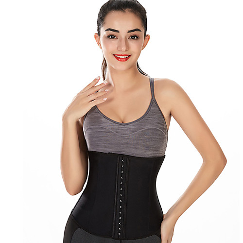 

Women's Hook & Eye Underbust Corset - Solid Colored / Sexy / Fashion, Buckle Black XXS XS S