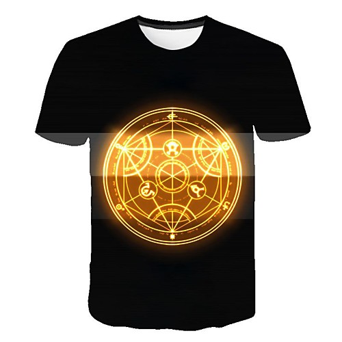 

Women's Daily Sports Basic / Street chic T-shirt - 3D Print Black