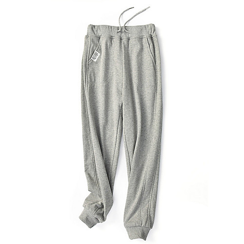 

Women's Basic wfh Sweatpants Jogger Pants - Solid Colored Black Gray M L XL