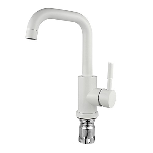

Antique traditional ceramic valve high arc single lever bathroom sink faucet Matt Black White Silver T20