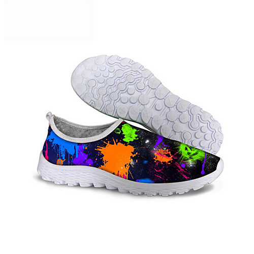 

Men's Mesh Spring & Summer Sporty Athletic Shoes Orange / Black / Yellow / Light Red