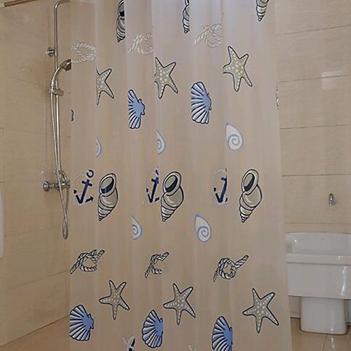 

Mildew Resistant Antimicrobial Shower Curtain Liner Non Toxic, Eco Friendly, No Chemical Odor, Rust Proof Grommet