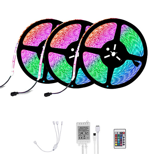 

LOENDE 3x5M Flexible LED Light Strips Light Sets RGB Tiktok Lights 900 LEDs 2835 SMD 8mm 1 set Christmas / New Year's Creative / Cuttable / Decorative 12 V