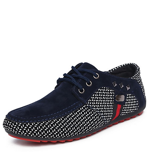 

Men's Canvas / PU Spring & Summer Casual Sneakers Wine / Black / Dark Blue