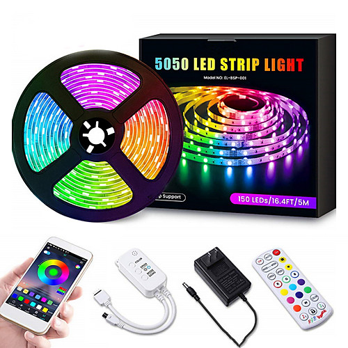 

10m Flexible LED Light Strips / Smart Lights 300 LEDs Multi Color Decorative / TV Background 12 V