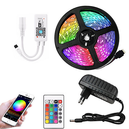 

5m Flexible LED Light Strips 150 LEDs SMD5050 Multi Color Decorative / TV Background 12 V