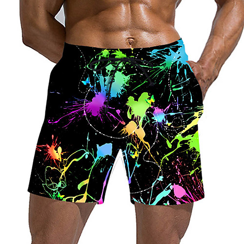 

Men's Sporty / Exaggerated Sweatpants / Shorts Pants - Geometric Pattern / 3D Print Sporty / Print Rainbow US32 / UK32 / EU40 US34 / UK34 / EU42 US36 / UK36 / EU44