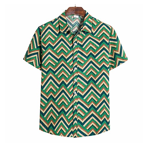 

Men's Daily Weekend Shirt - Striped Khaki