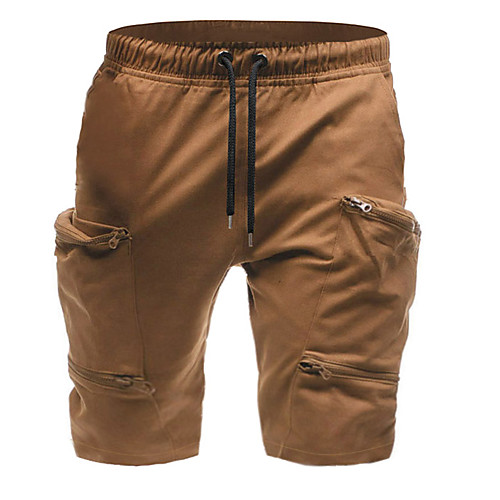 

Men's Sporty / Basic Shorts / Cargo Pants - Solid Colored Classic Army Green Khaki Brown US32 / UK32 / EU40 US34 / UK34 / EU42 US36 / UK36 / EU44