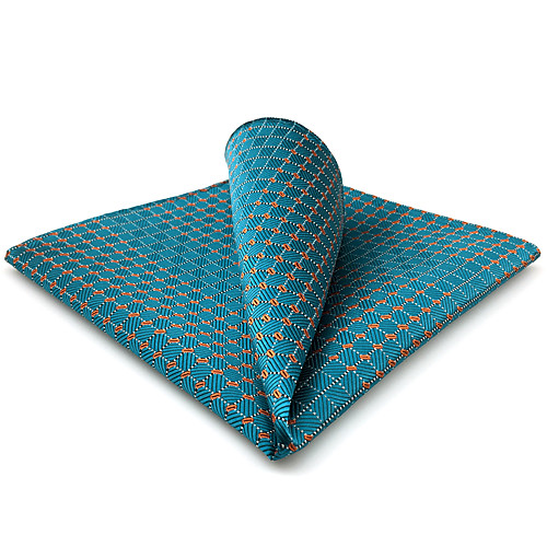 

Men's Party / Work / Basic Pocket Squares - Check / Jacquard