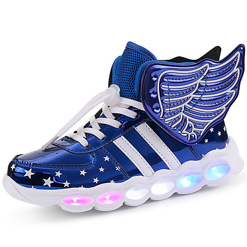 

Boys' / Girls' LED Shoes PU Sneakers Little Kids(4-7ys) / Big Kids(7years ) Walking Shoes LED / Luminous Black / Red / Pink Spring / Winter / TPU (Thermoplastic Polyurethane)