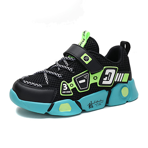 

Boys' Comfort Mesh Athletic Shoes Little Kids(4-7ys) / Big Kids(7years ) Running Shoes / Walking Shoes Red / Blue / Gray Summer / Fall / Color Block